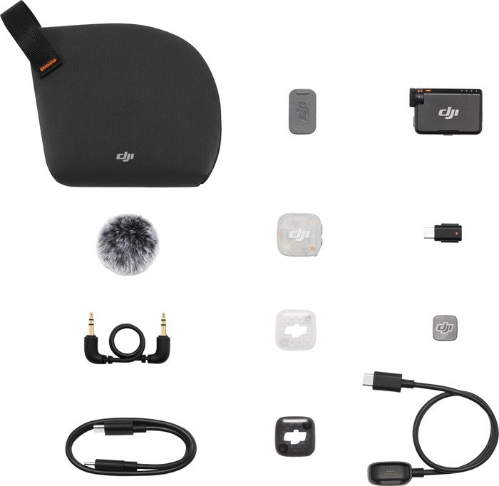 DJI Mic Mini 2S (1 TX + 1 RX) zubehör