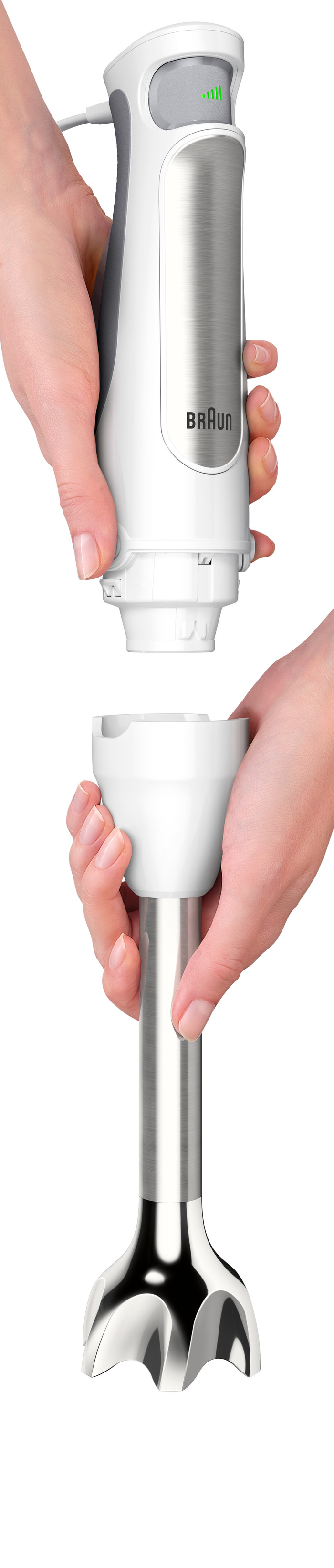 Braun MultiQuick 7 MQ7005WH Weiß produkt in gebrauch