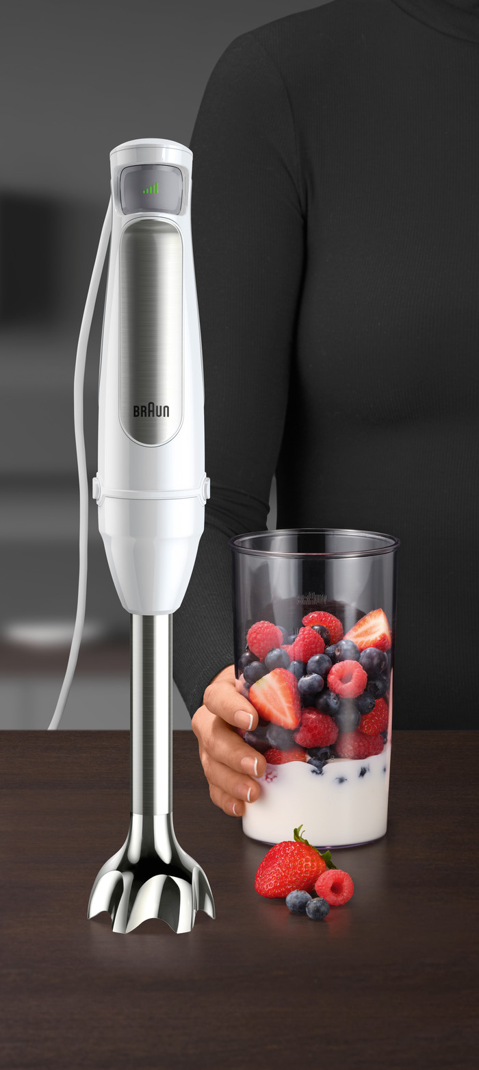 Braun MultiQuick 7 MQ7005WH Weiß produkt in gebrauch