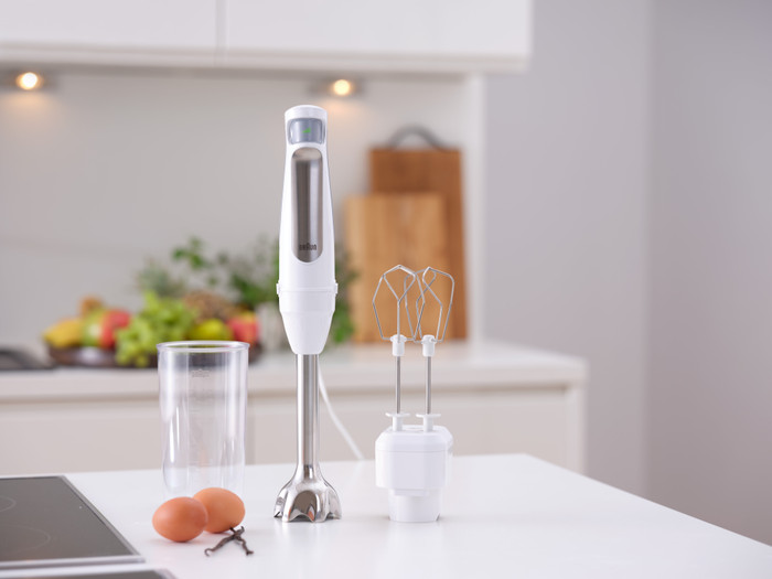 Braun MultiQuick 7 MQ7005WH Weiß produkt in gebrauch