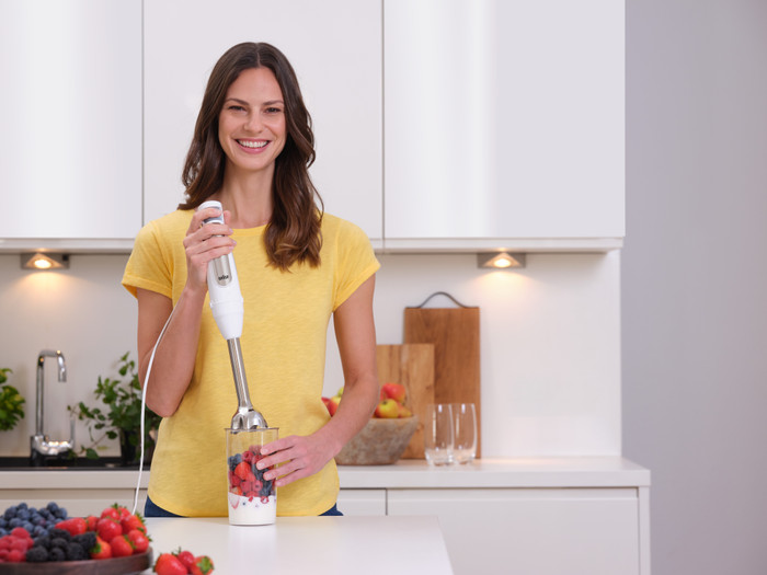 Braun MultiQuick 7 MQ7005WH Weiß produkt in gebrauch