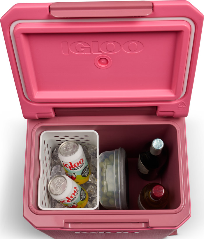 Igloo Tag Along Too Spinner 360 Pink inside