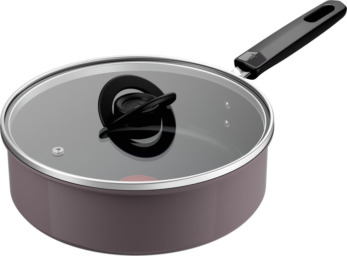 Tefal Ceramic Control Grey Schmorpfanne 24 cm + Deckel Main Image