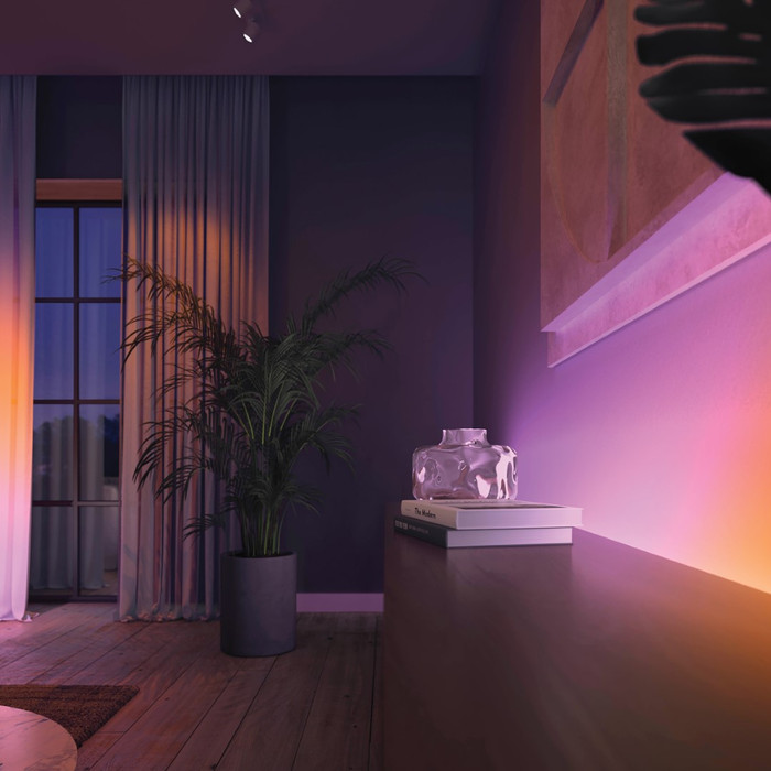 Philips Hue Gradient Lightstrip Erweiterung produkt in gebrauch