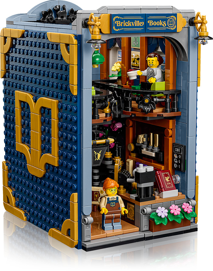 LEGO Icons Bookend: Bookstore 11379 detail