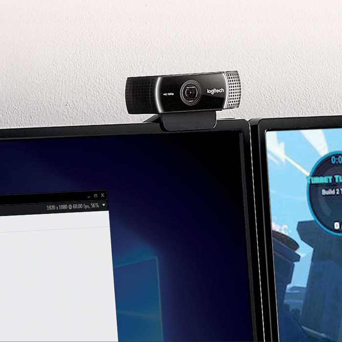 Logitech C922 Pro Stream Webcam produkt in gebrauch
