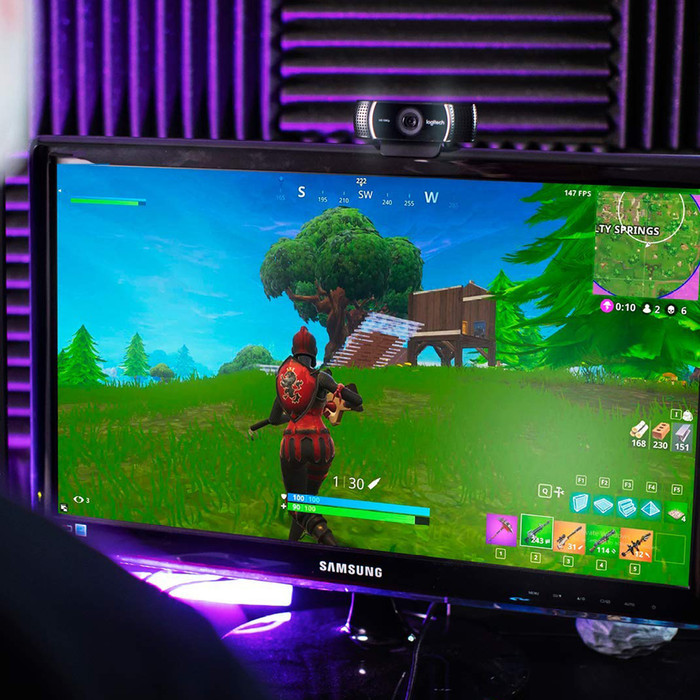 Logitech C922 Pro Stream Webcam produkt in gebrauch