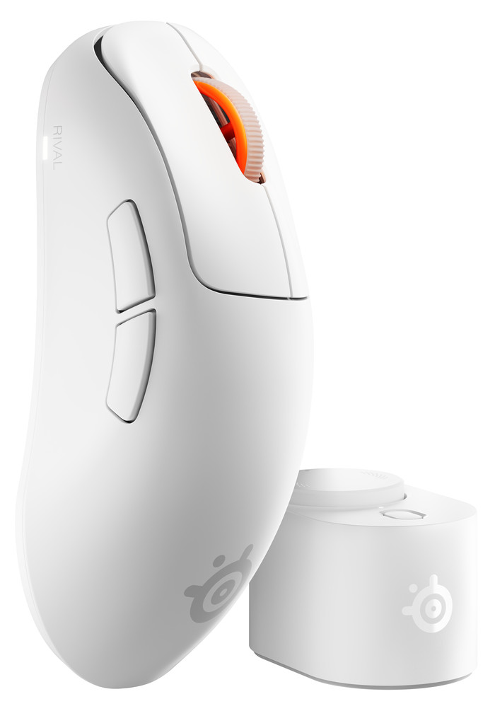 SteelSeries Rival Pro WL Mini Wireless Gaming Mouse White Main Image