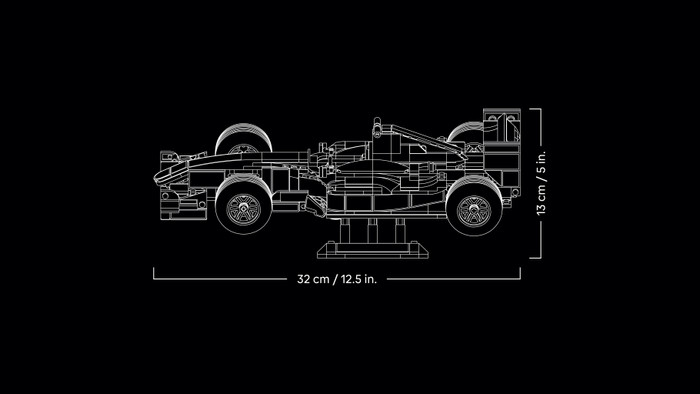 LEGO Icons F1 Ferrari und Michael Schumacher 11375 produkt in gebrauch