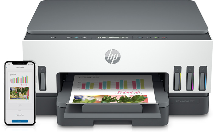HP Smart Tank 7005 Multifunktionsdrucker (Grau) detail