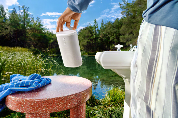 Sonos Play Weiß produkt in gebrauch