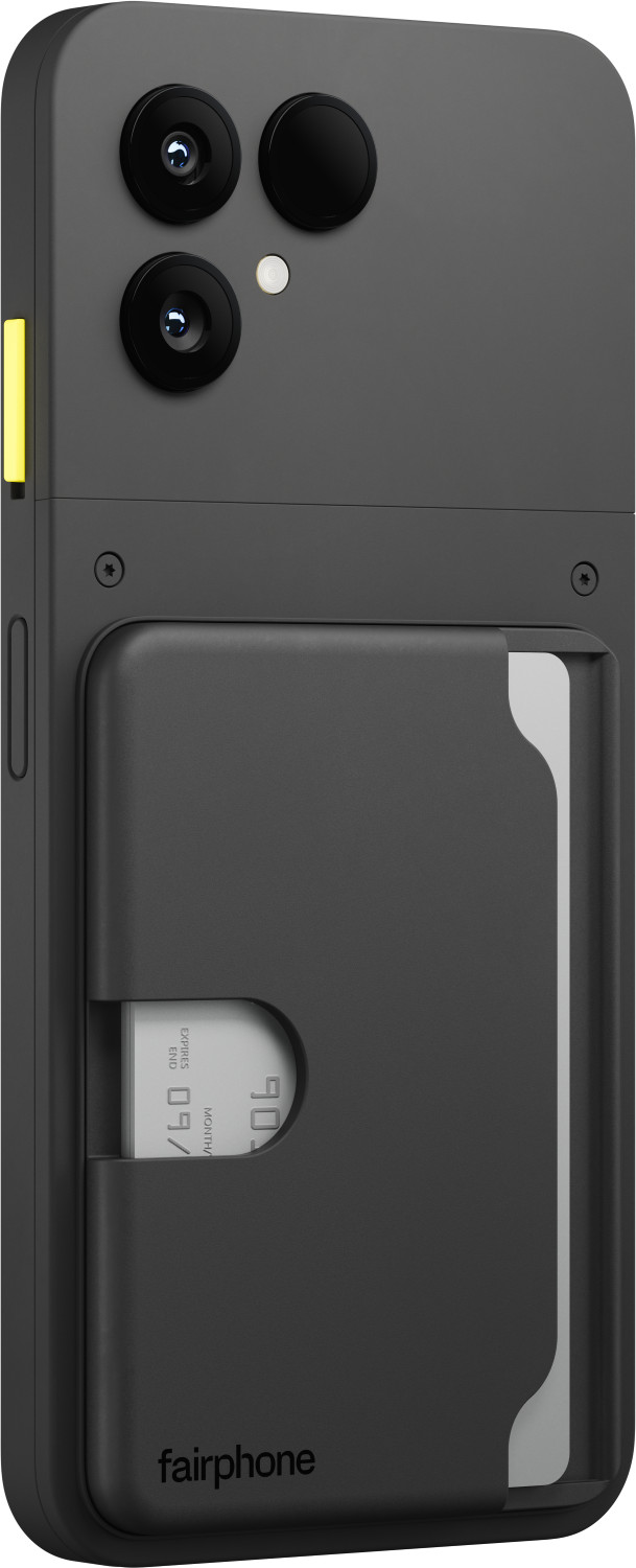 Fairphone Card Wallet for the Fairphone 6 Black product in use
