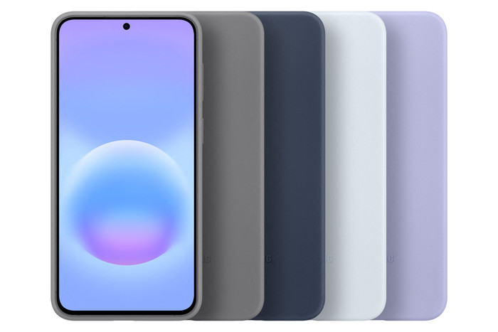 Samsung Galaxy A57 Backcover aus Silikon Dunkelblau Verbundprodukt