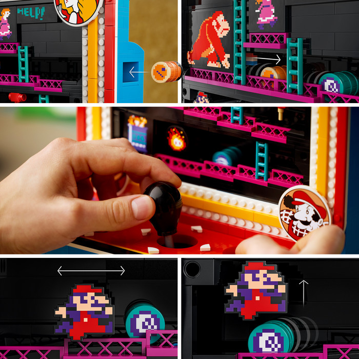 LEGO Super Mario Donkey Kong Arcade 72051 detail