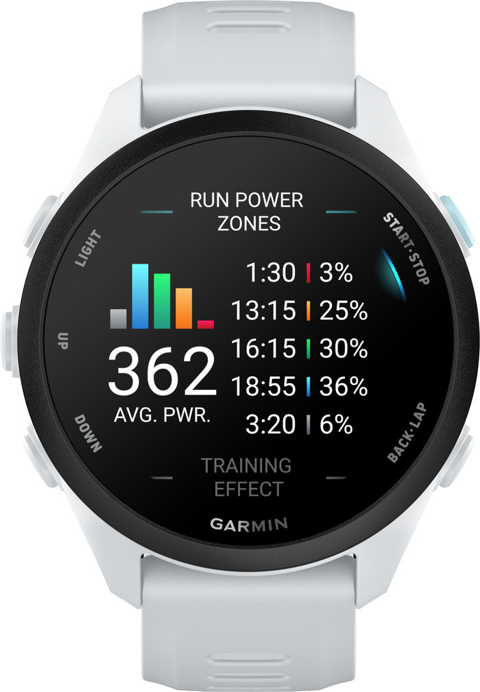 Garmin Forerunner 70 43mm White front