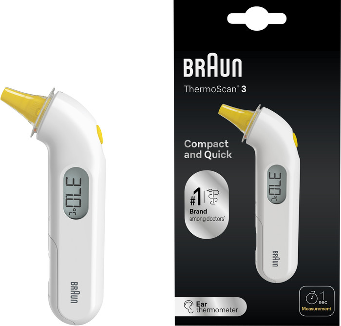 Braun ThermoScan 3 IRT3030WE packaging