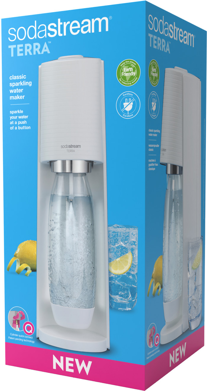 SodaStream TERRA Black + Plastic Bottles 1L 2-pack null
