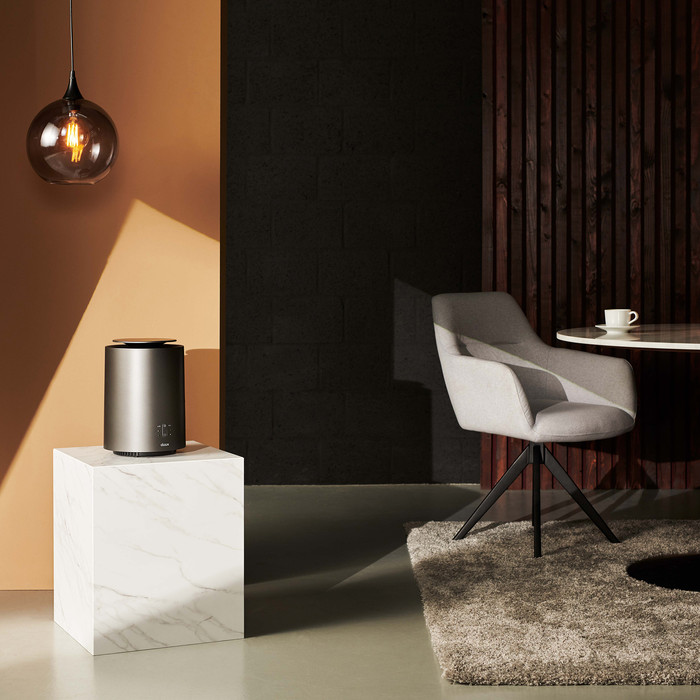 Duux Threesixty 2 Smart Heater Gray produkt in gebrauch