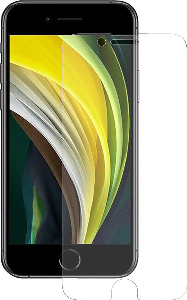 BlueBuilt Apple iPhone SE 2022 / SE 2020 / 8 / 7 Panzerglas detail