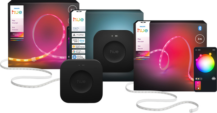 Philips Hue Flux LED-Streifen 5 Meter + Bridge Pro Main Image