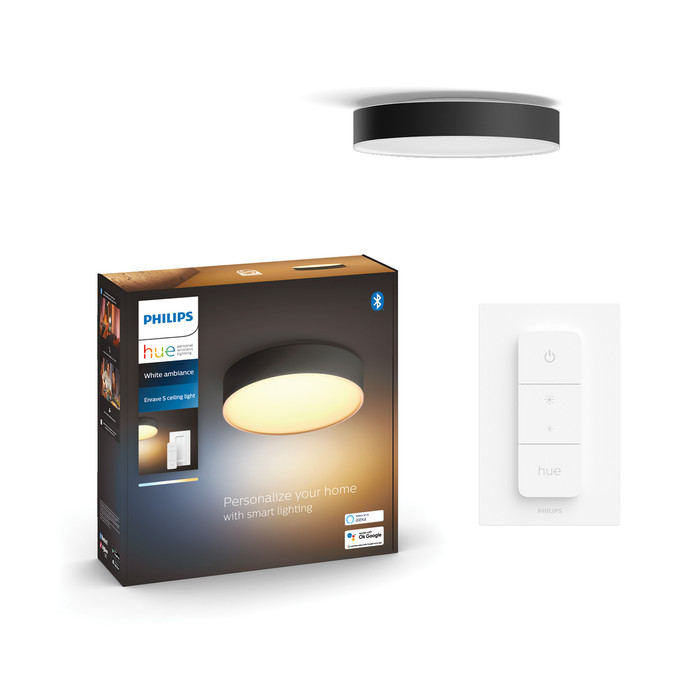 Philips Hue Enrave M Ceiling Lamp White Ambiance Black null
