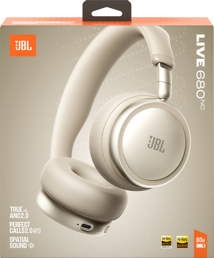 JBL Live 680NC Champagner verpackung