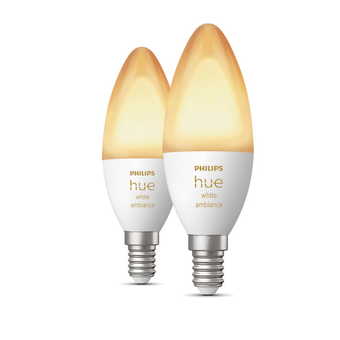 Philips Hue Candle Light White Ambiance E14 Duo Pack Main Image