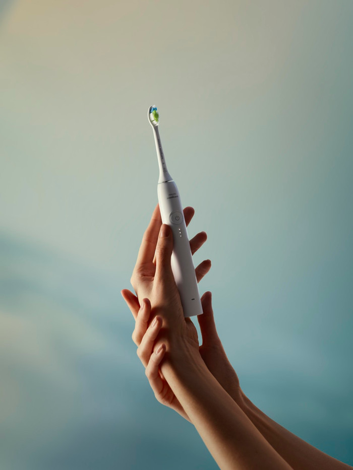 Philips Sonicare 3100 Series HX4033/21 Weiß produkt in gebrauch