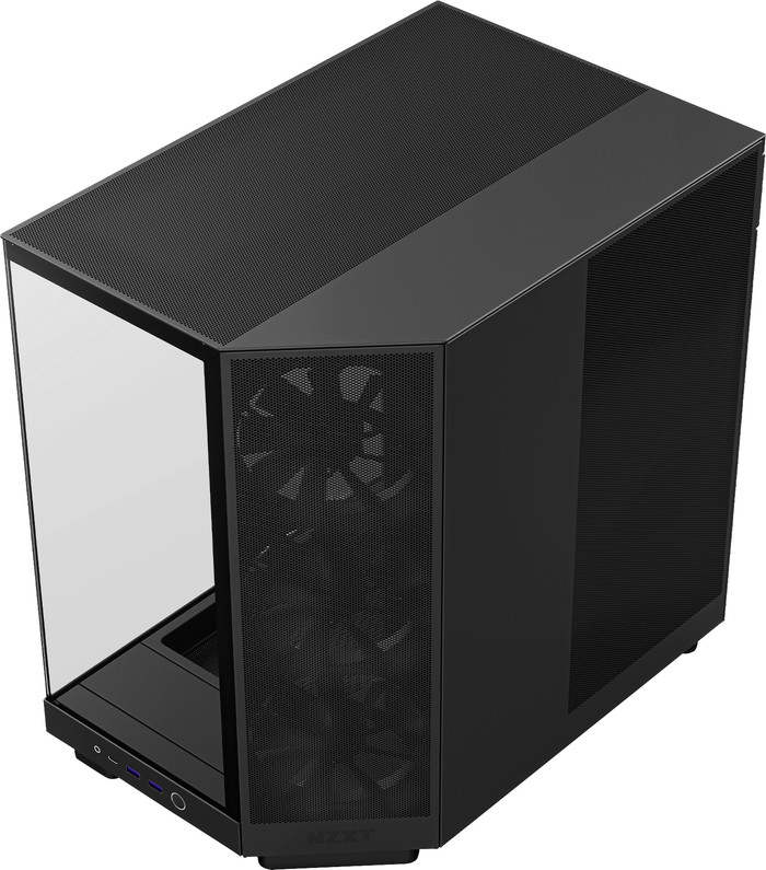 NZXT H6 Flow Schwarz oberseite