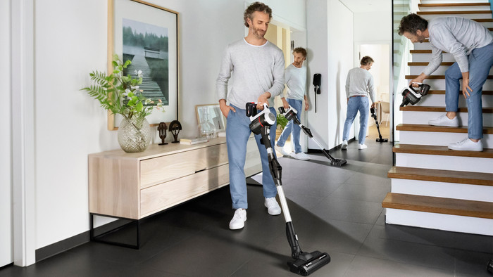 Bosch Unlimited 7 BSS715CARP produkt in gebrauch