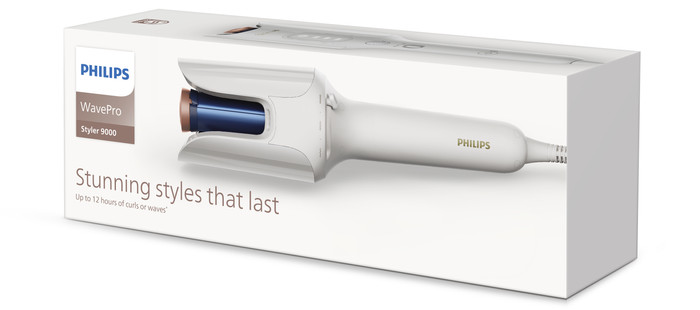 Philips WavePro HairStyler 9000 BHB968/00 packaging