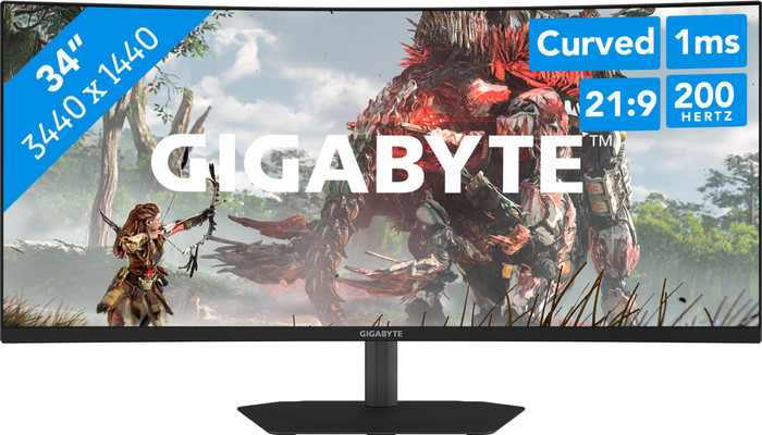 GIGABYTE G34WQC2 Curved Main Image