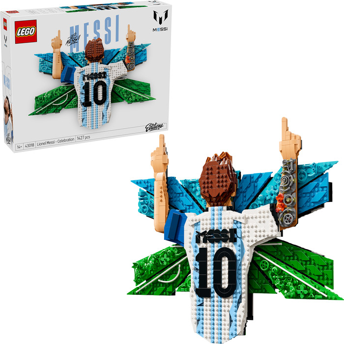 LEGO Editions Lionel Messi Torjubel 43018 rechte seite