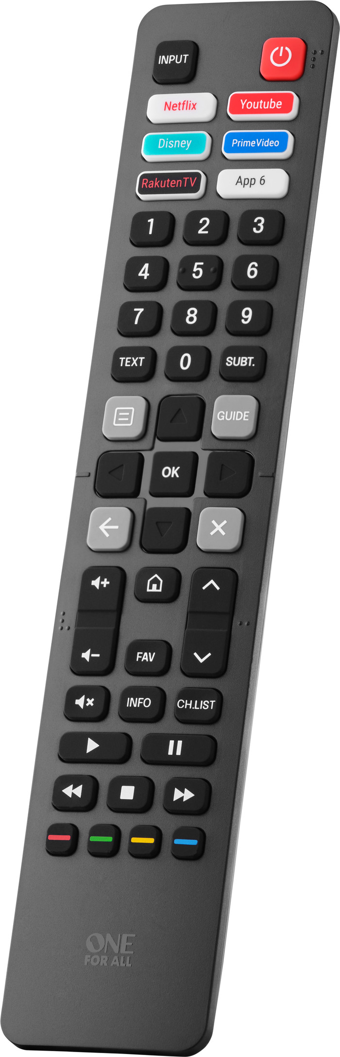 One For All URC4916 Hisense Fernbedienung vorne
