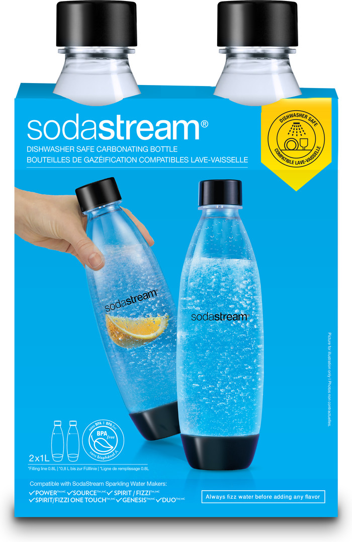 SodaStream Kunststoffflaschen 1 Liter Doppelpack Main Image