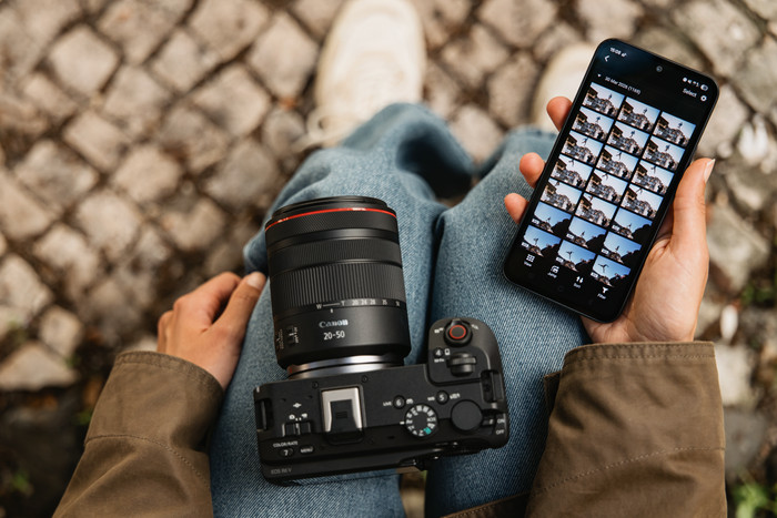 Canon EOS R6 V + RF 20-50mm f/4L IS USM PZ product in use