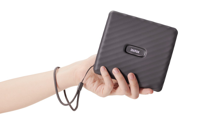 Fujifilm Instax Link WIDE Gray product in use