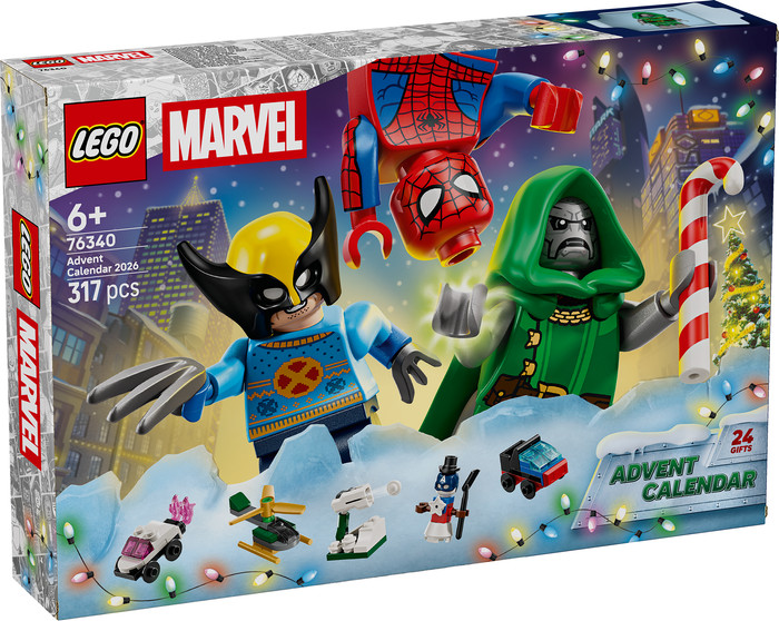 LEGO Marvel Advent Calendar 2026 76340 packaging