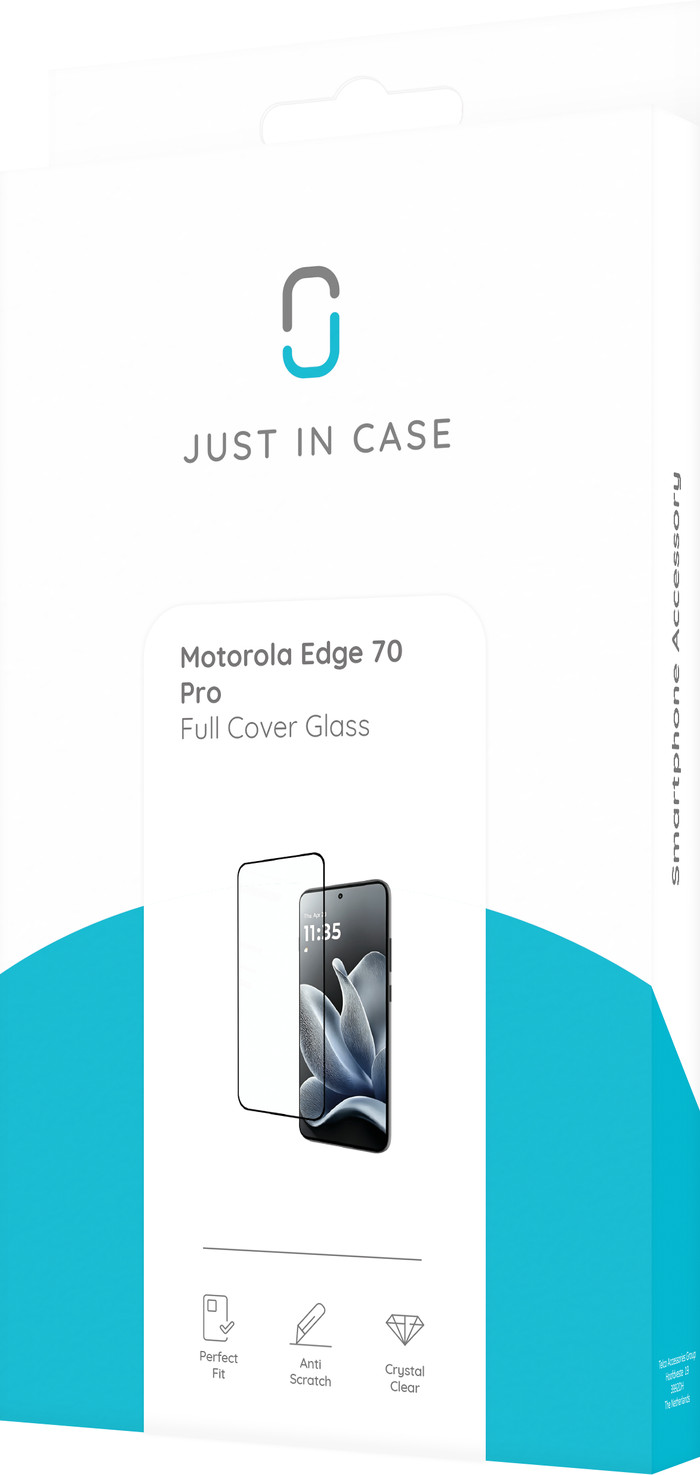 Just In Case Tempered Glass Motorola Edge 70 Pro Panzerglas verpackung