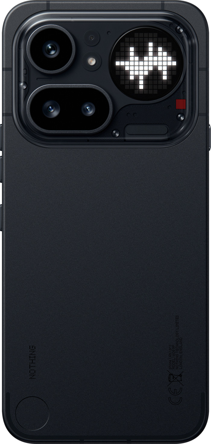 Nothing Phone (4a) Pro 256GB Schwarz 5G rückseite