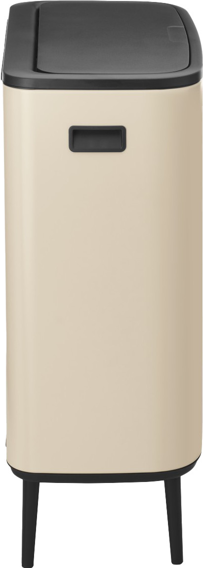 Brabantia Bo Touch Bin Hi Mülleimer 2 x 30 Liter Soft Beige rechte seite