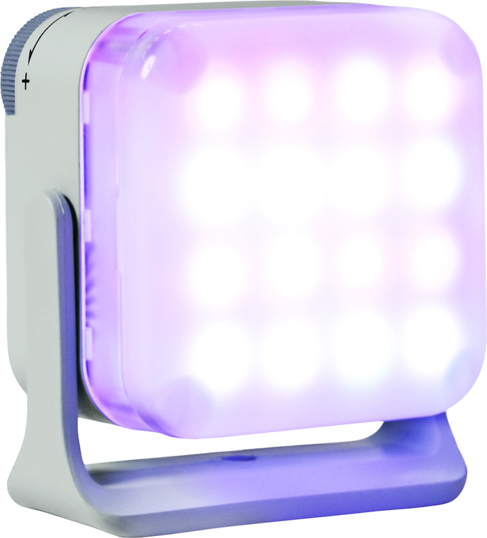 Nanlite Pico LED Mini Pocket Light Mint Blue product in use