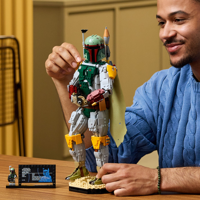 LEGO Star Wars Boba Fett 75455 produkt in gebrauch