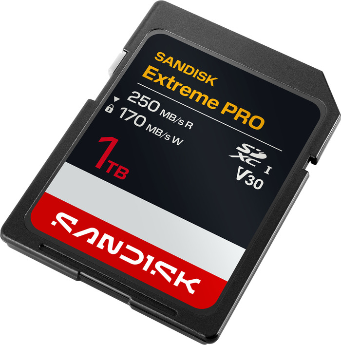 SANDISK Extreme PRO SDXC 1TB 170 MB/s vorne