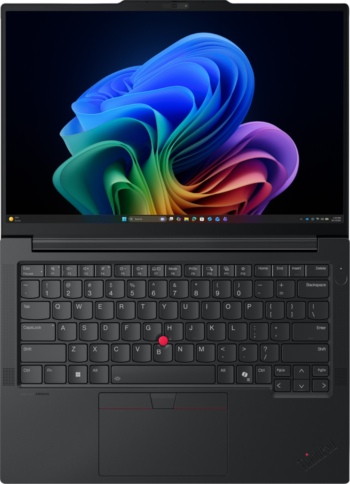 Lenovo ThinkPad E14 Gen 8 (AMD) Copilot+ PC - 21Y2005TMH QWERTY oberseite