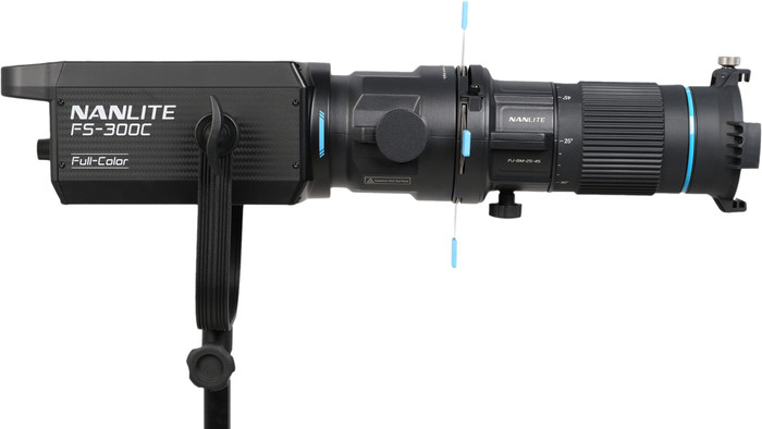 Nanlite Bowens Mount Projection Attachment 25-45 degrees right side