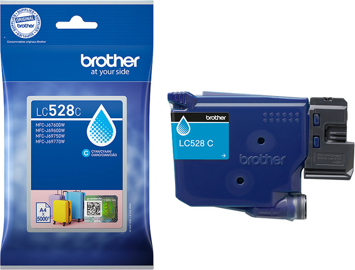 Brother LC-528 Patrone Cyan verpackung