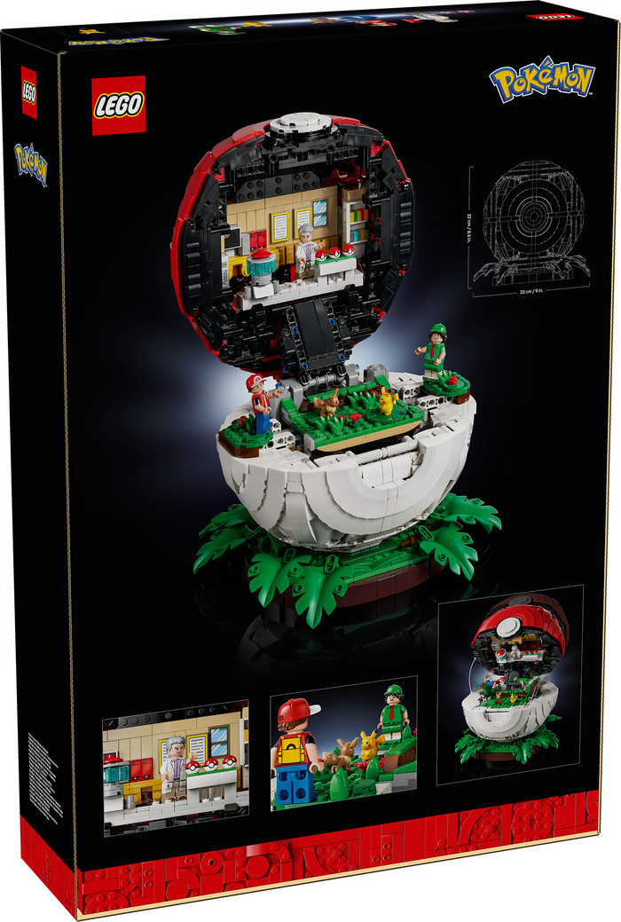 LEGO Pokémon Pokéball mit Beeindruckenden Trainermomenten 72154 verpackung