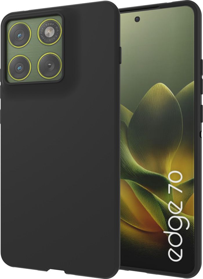 Just in Case Rugged Motorola Edge 70 Back Cover Black front