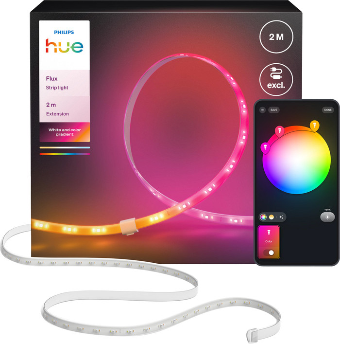 Philips Hue Flux LED Strip 2m Extension Strip packaging